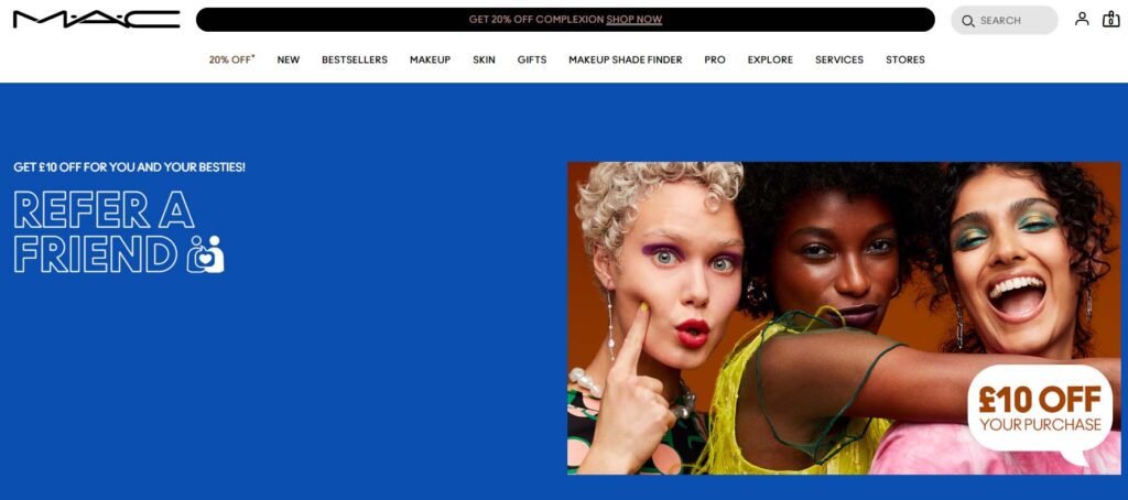 MAC website screenshot