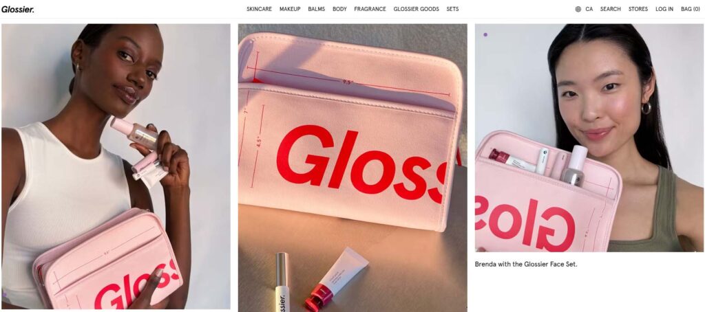 Glossier Website