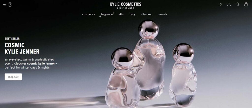 Kylie Cosmetics Website