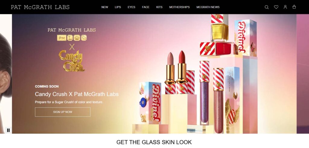 Pat McGrath Cosmetics website