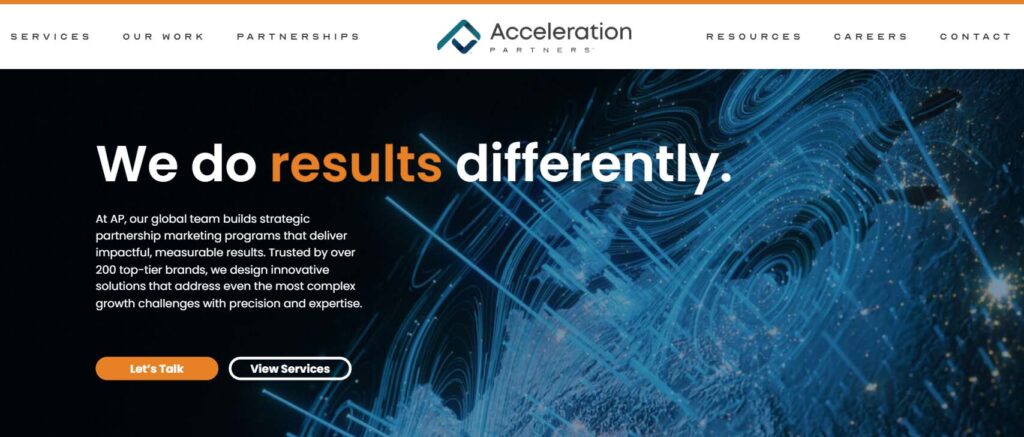 Acceleration Partners Website