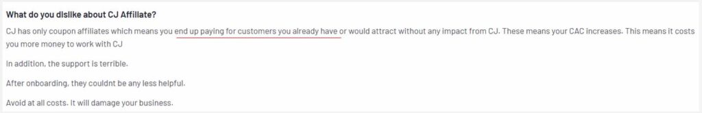 cj affiliate user review