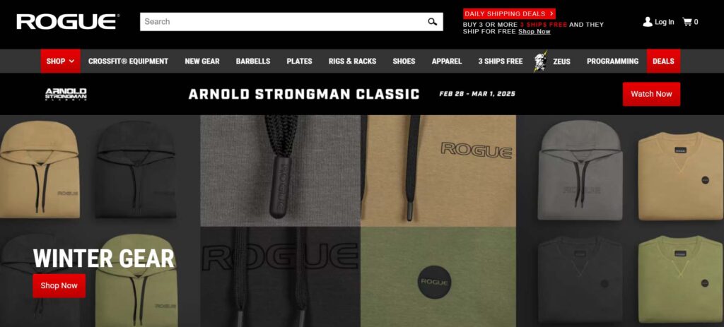 Rouge Fitness Website