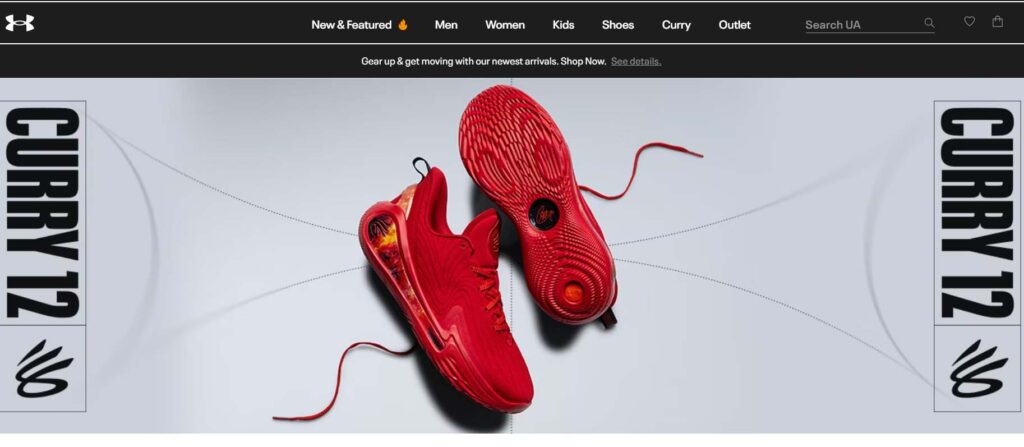 under armour website