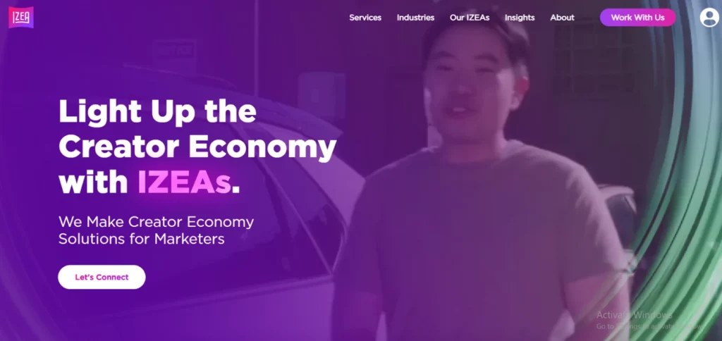 IZEA homepage