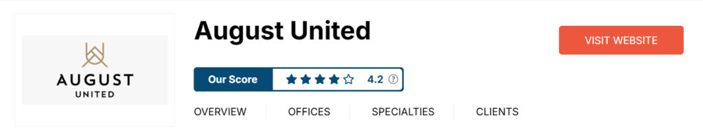 august united reviews