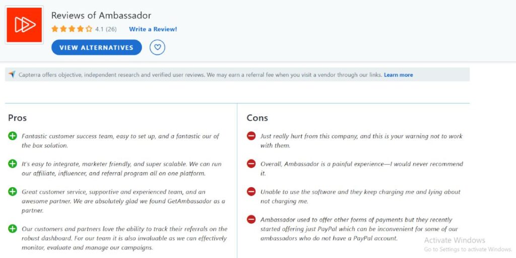 iambassador agency reviews