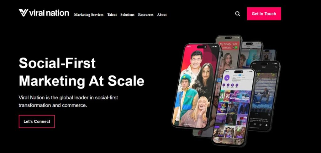 travel influencer marketing agency: viral nation