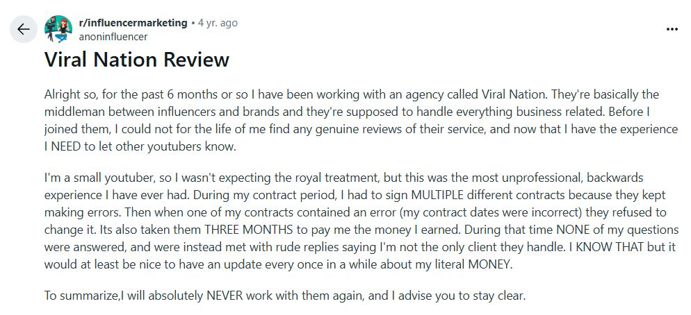 viral nation review