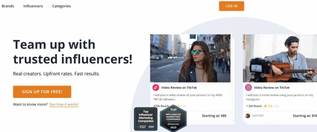 intellifluence homepage