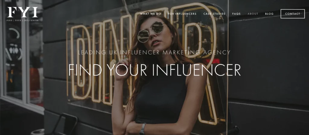 Find Your Influencer (FYI)