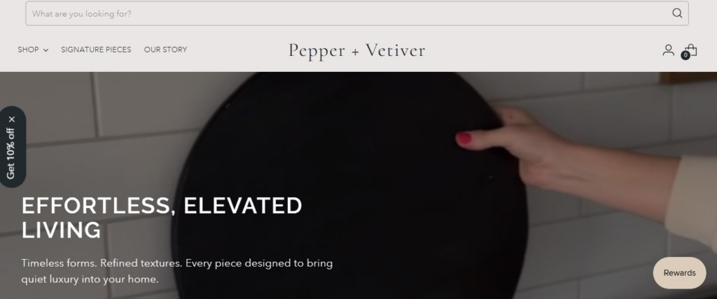 Pepper + Vetiver