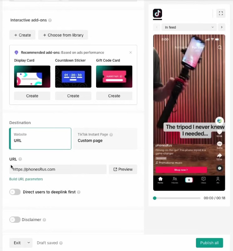 how to run TikTok ads step eleven