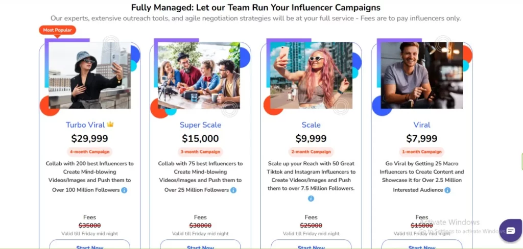 Ainfluencer Pricing 