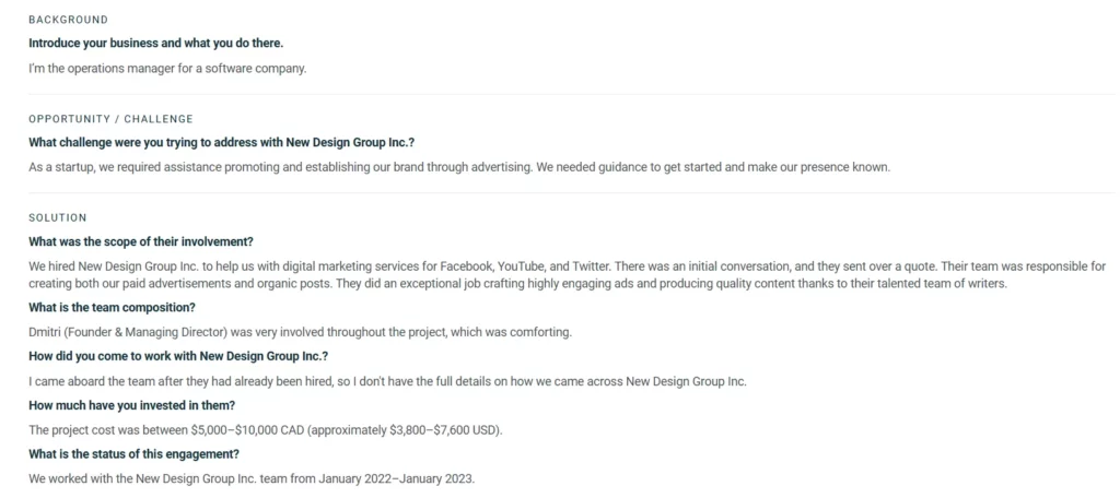 New Design Group Inc. Reviews 