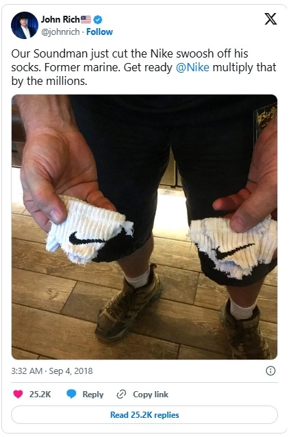 Nike's influencer marketing campaign controversy