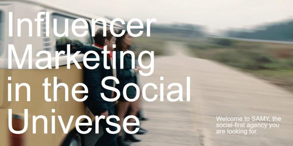 influencer marketing agencies: Samy Road