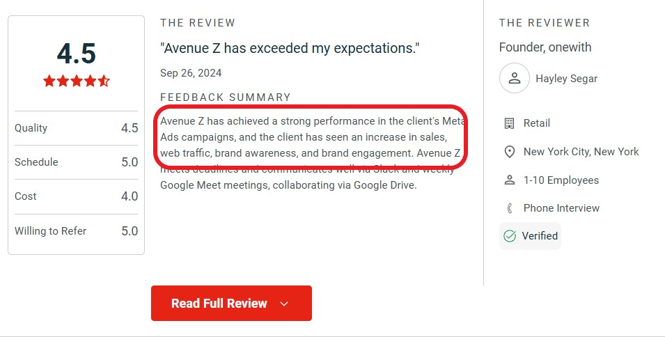Avenue z review