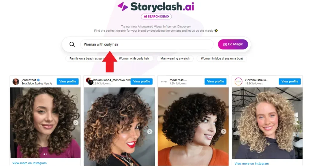 Storyclash AI visual search