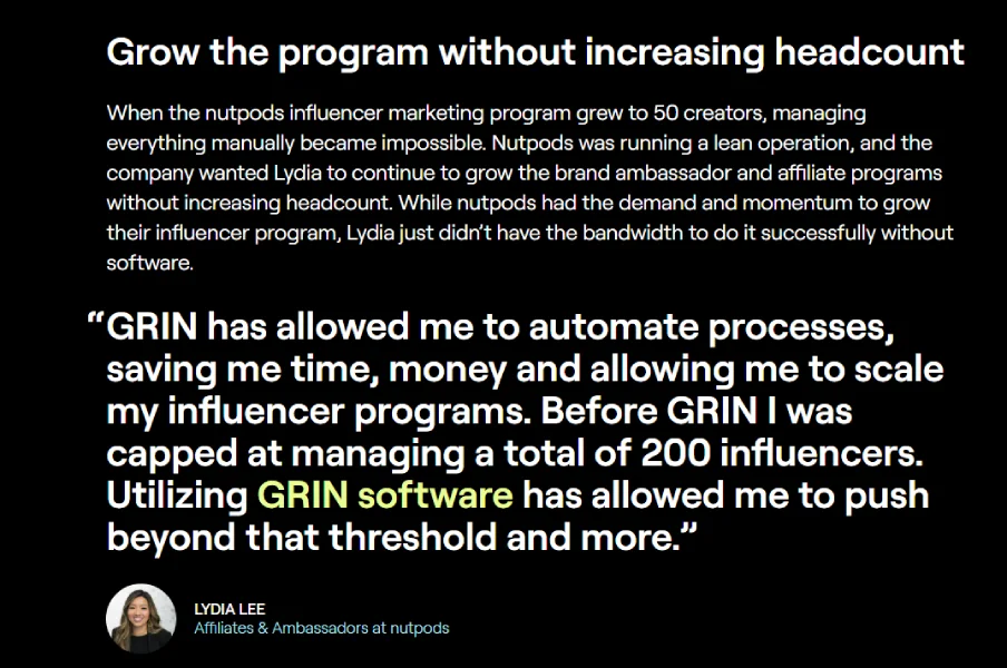 GRIN case study: Nutpods