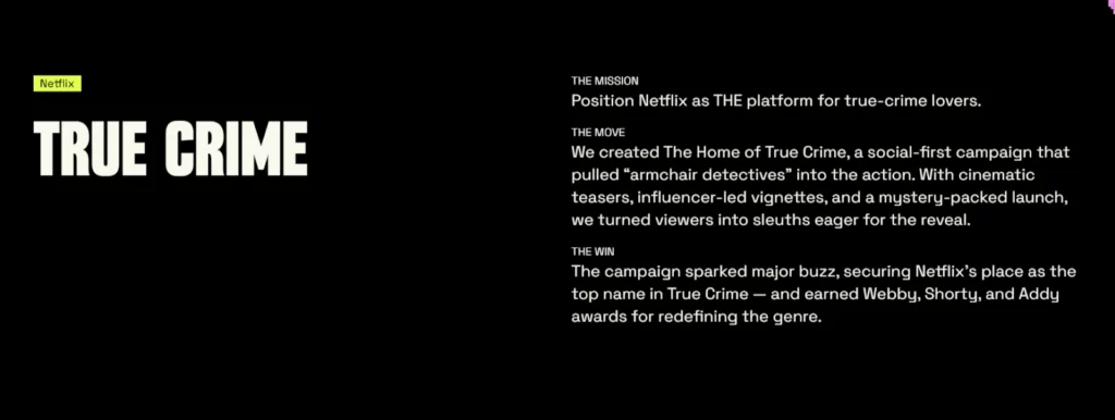 Movement Strategy Agency Case Study: Netflix