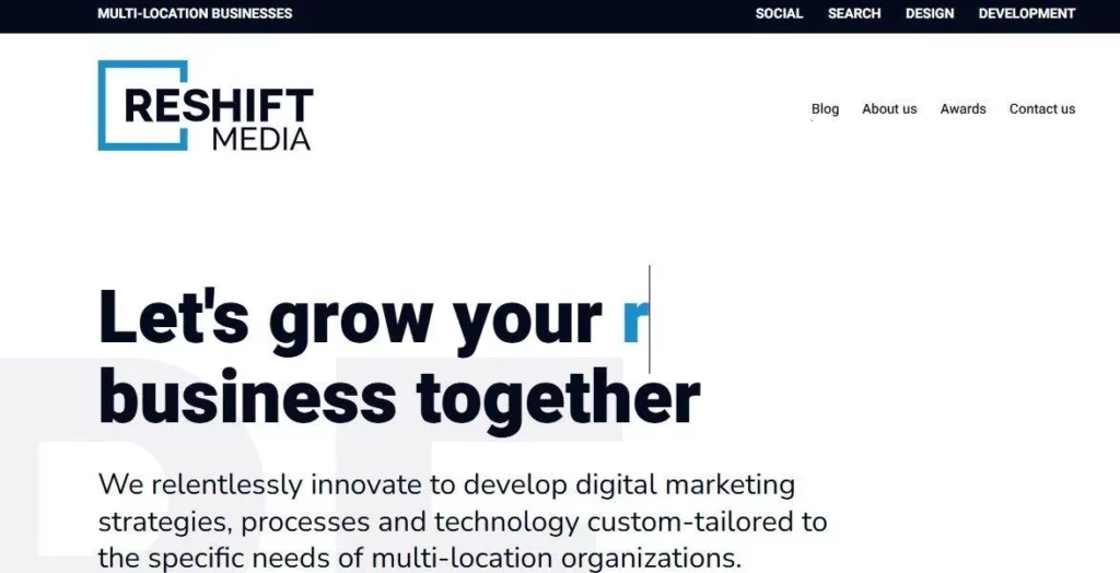 Influencer marketing agencies in Canada: Reshift Media agency