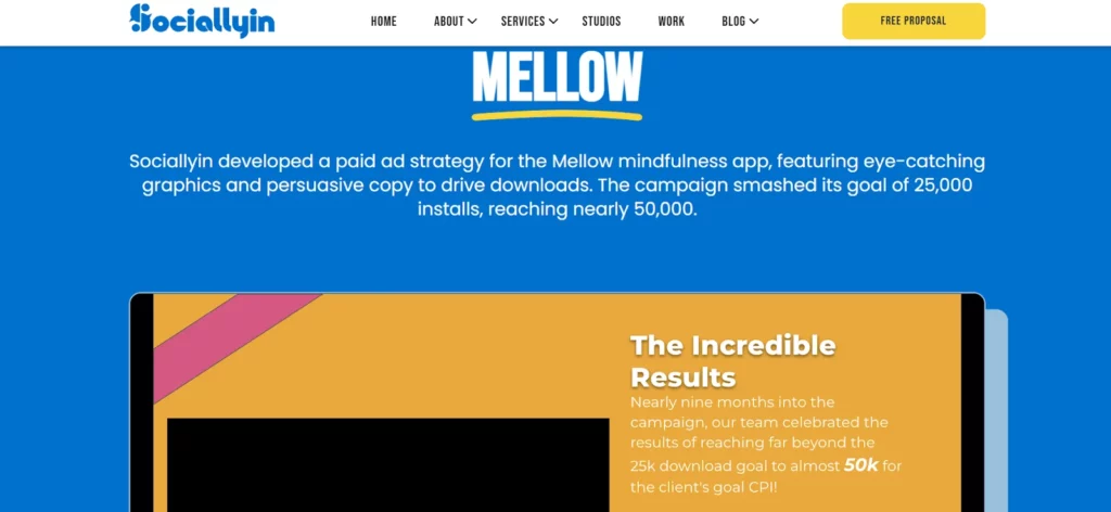 Sociallyin Agency Case Study: Mellow