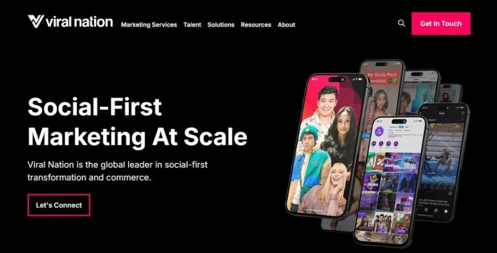 Influencer marketing agencies in Canada: Viral Nation