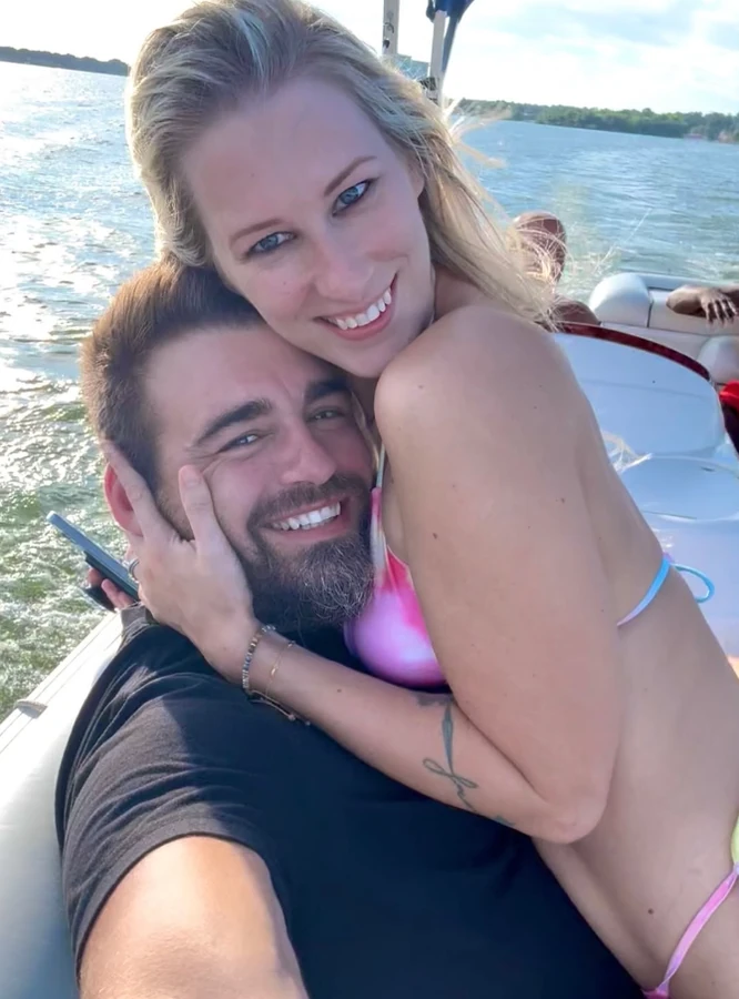 The Country Hotwife and her husband on a boat, a Texas OnlyFans couple